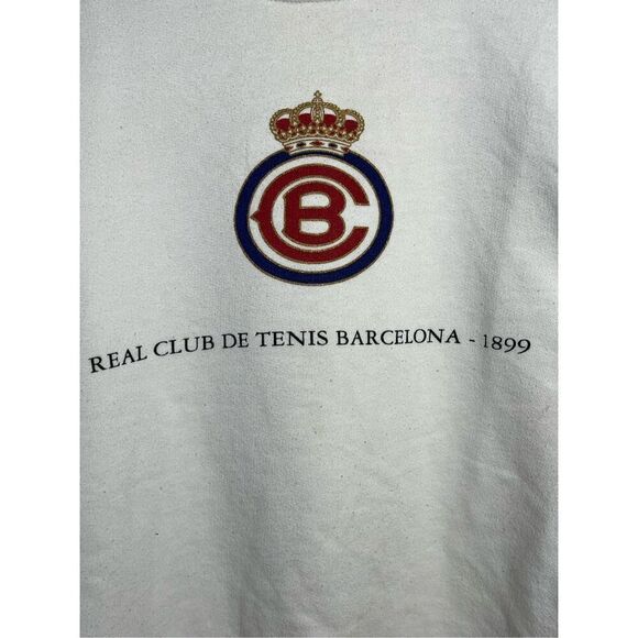 Vintage 90s Real Club De Tenis Barcelona Sweater - Picture 2 of 5